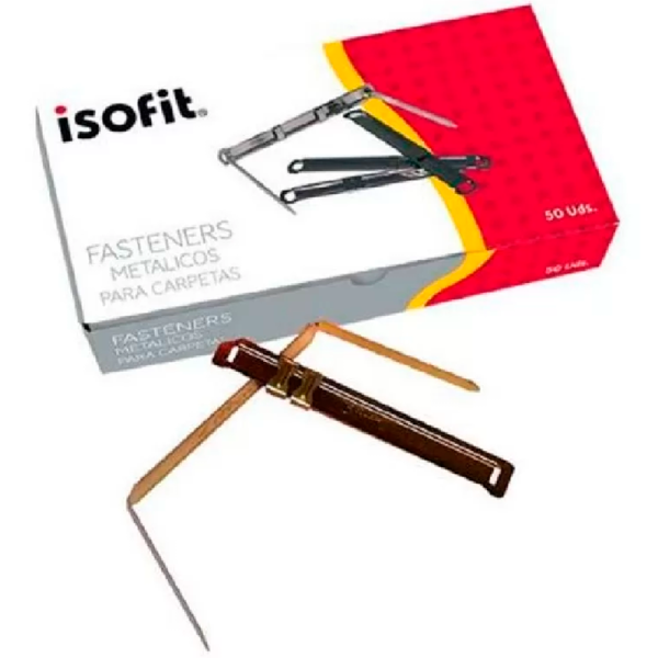 ISOFIT FASNER ACCOCLIP METALICO 50 UNIDADES