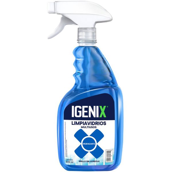 LIMPIAVIDRIOS MULTIUSOS HIGIENIZANTE GATILLO IGENIX 500 ML