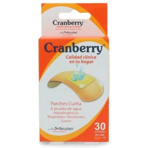 PARCHE CURITA RESISTENTE AL AGUA X 30 UN. CRANBERRY