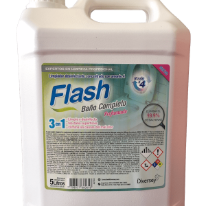 LIMPIADOR DESINFECTANTE FLASH BAÑO 5 LT