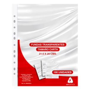 FUNDAS PARA ARCHIVADOR CARTA Y OFICIO ADIOFFICE
