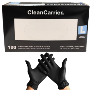 GUANTE NITRILO NEGRO SIN POLVO CLEANCARRIER