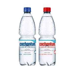 AGUA MINERAL CON Y SIN GAS CACHANTUN 600 CC