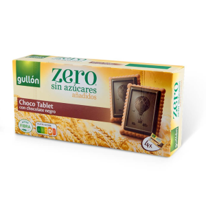 GALLETAS GULLON ZERO CHOCO TABLET 150 GRS